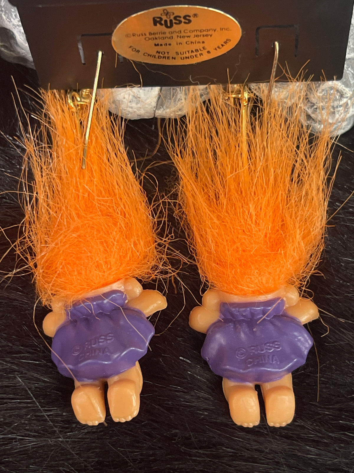 Vintage “Russ” Trick or Troll Doll Earrings