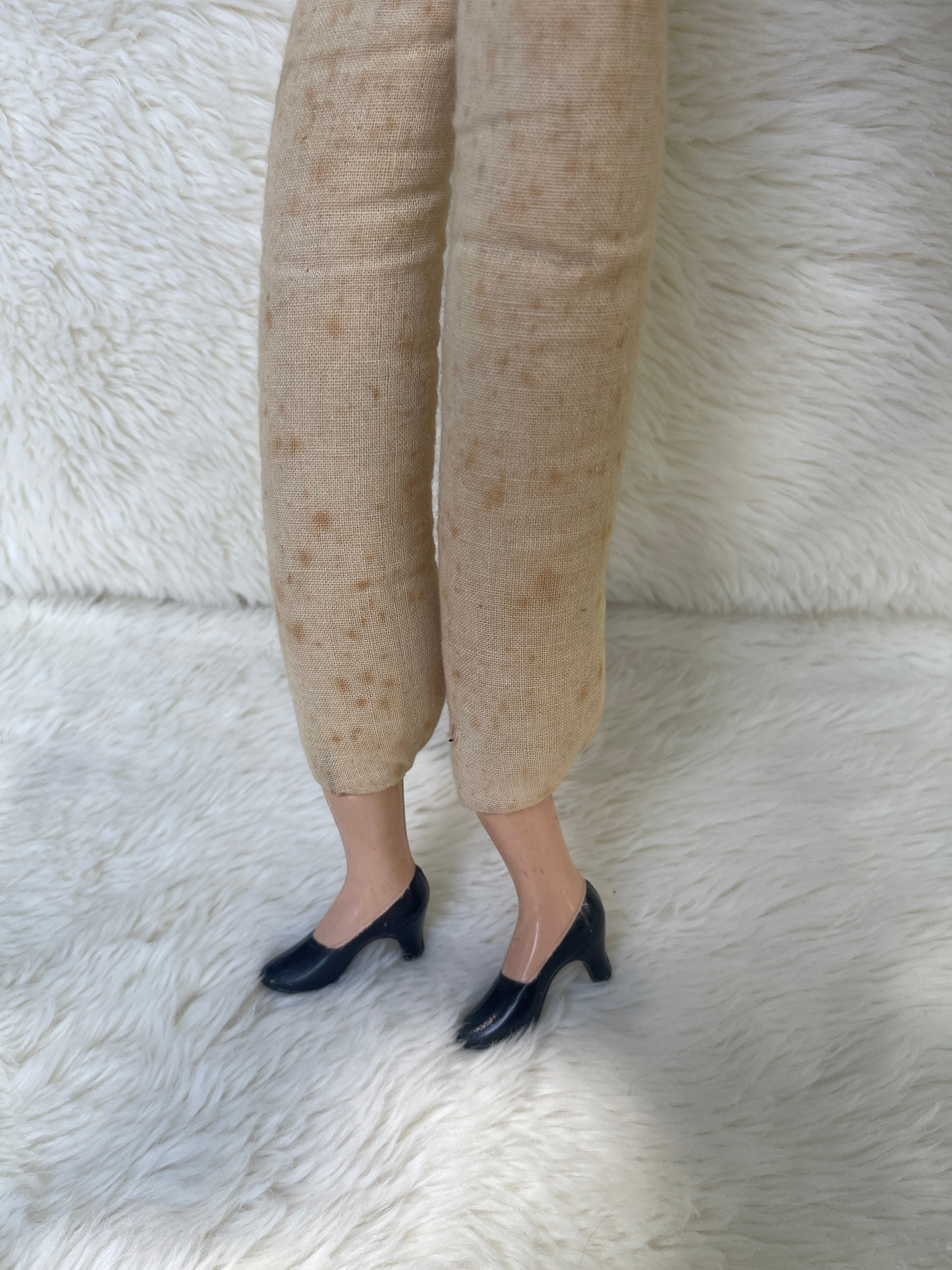 Antique French Boudoir Make Up Composition Doll