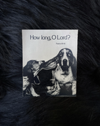 Vintage 1973 Basset Hound Dog Funny Hanging / Standing Picture