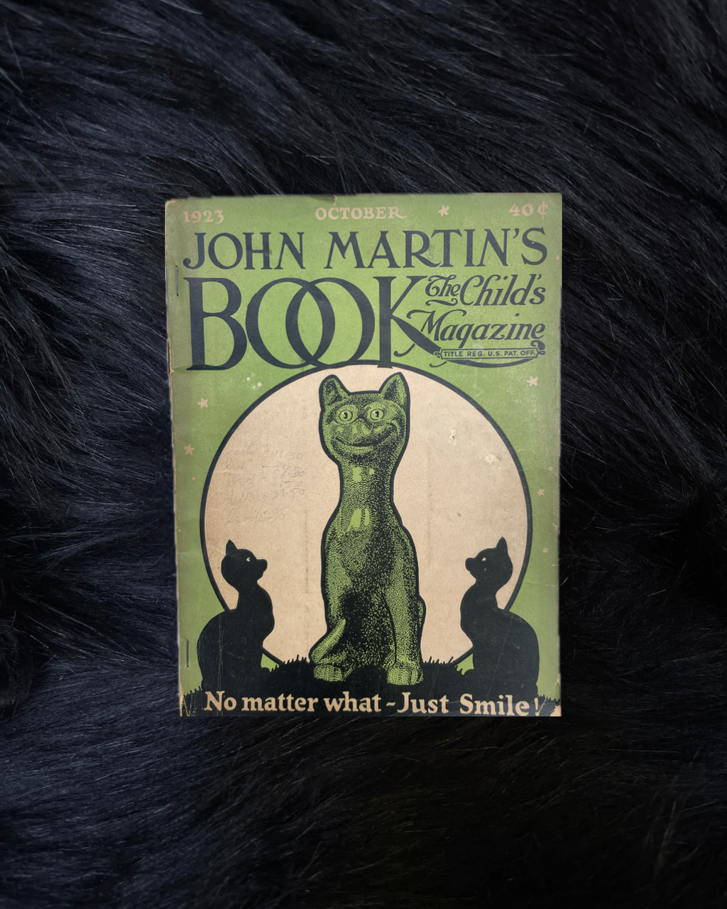 Antique 1923 October Halloween "John Martin's Book: The Child's Magazine"