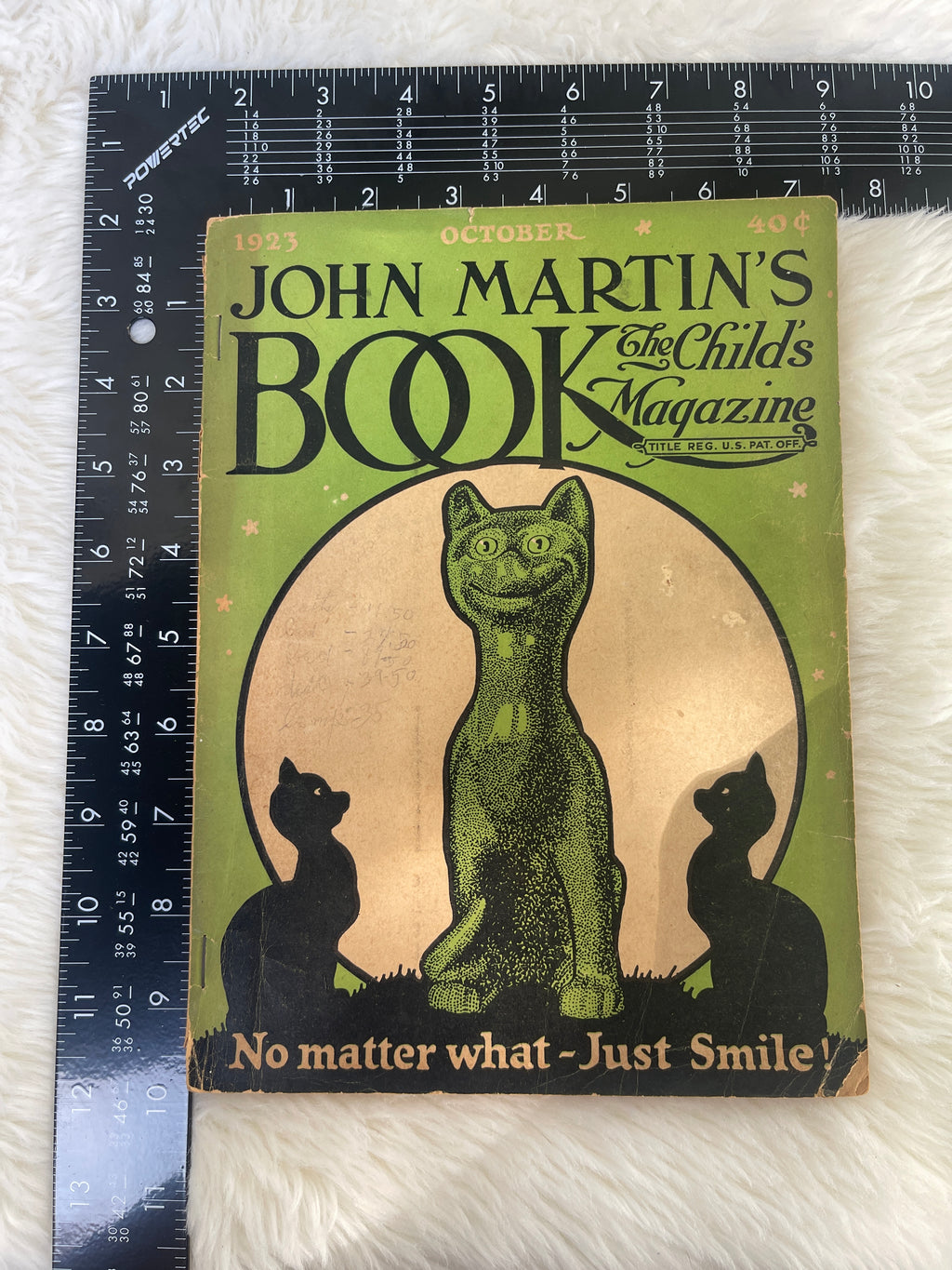 Antique 1923 October Halloween "John Martin's Book: The Child's Magazine"