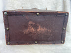 Vintage Brown Leather Medical Doctor Apothecary Bag