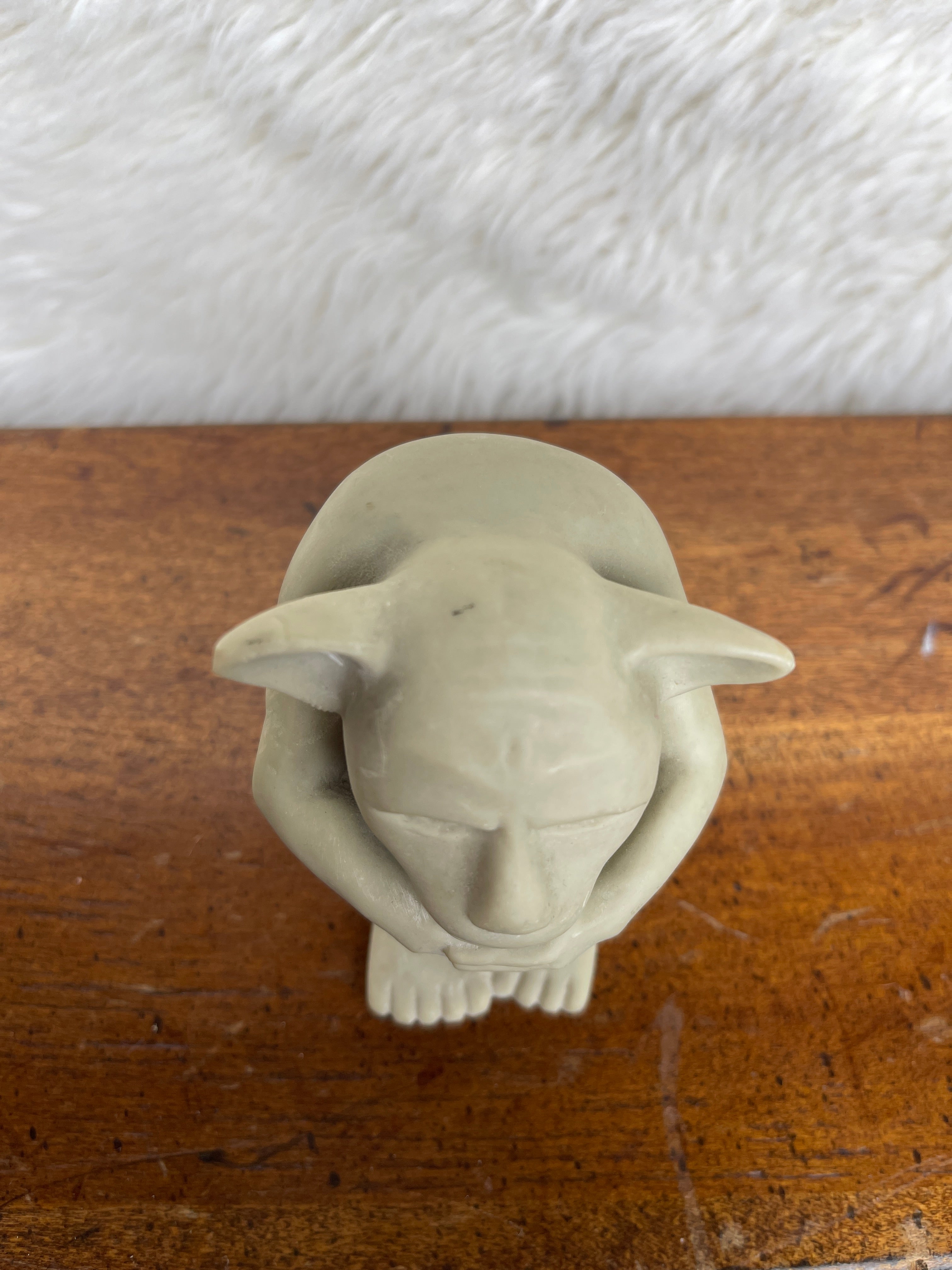 Vintage Signed 1990 “Dedo” Gargoyle Sculpture Figure by Keith Findling