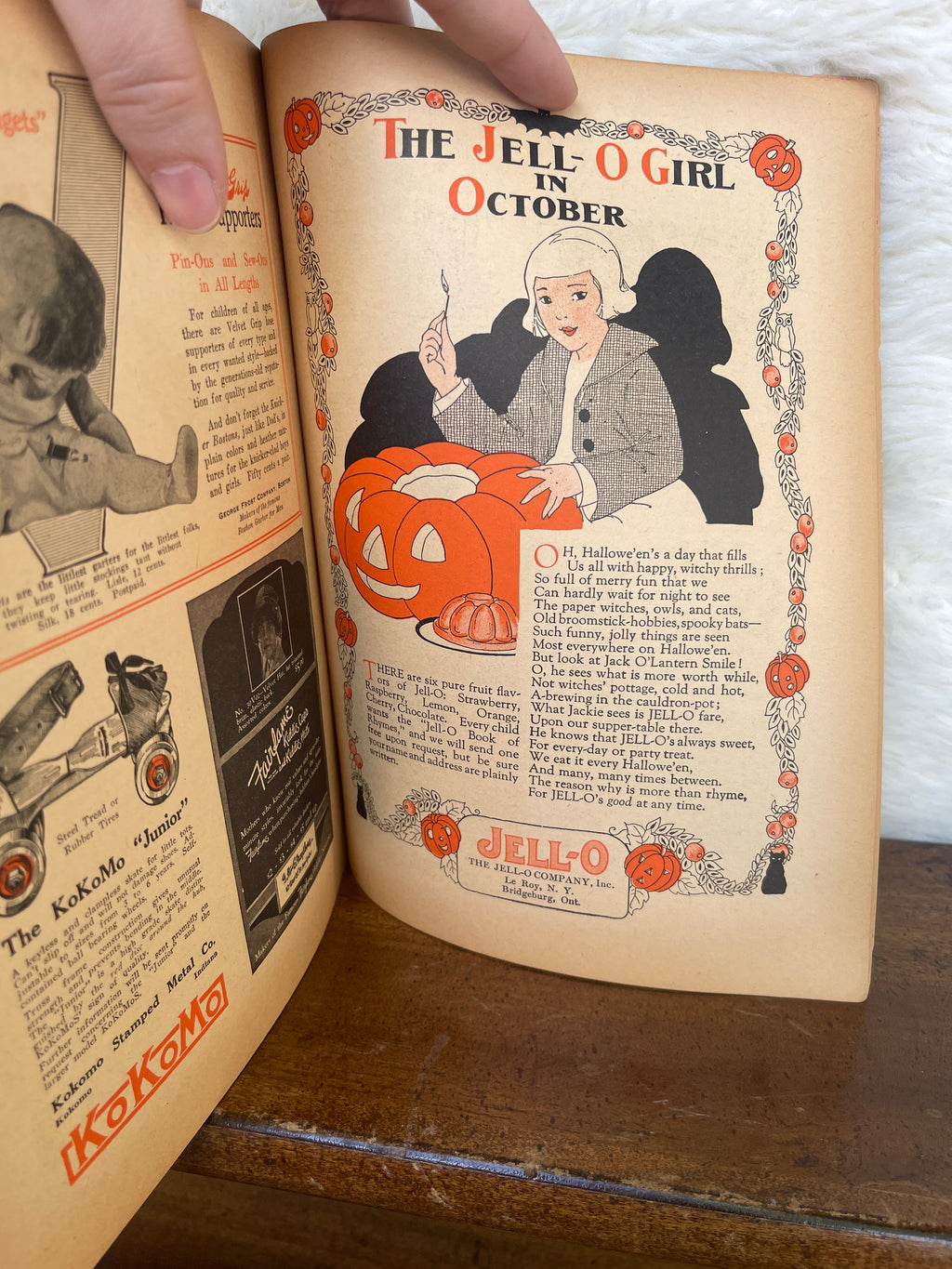 Antique 1926 October Halloween "John Martin's Book: The Child's Magazine"