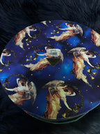 Set of 3 Vintage Blue Celestial Star Angel Nesting Boxes