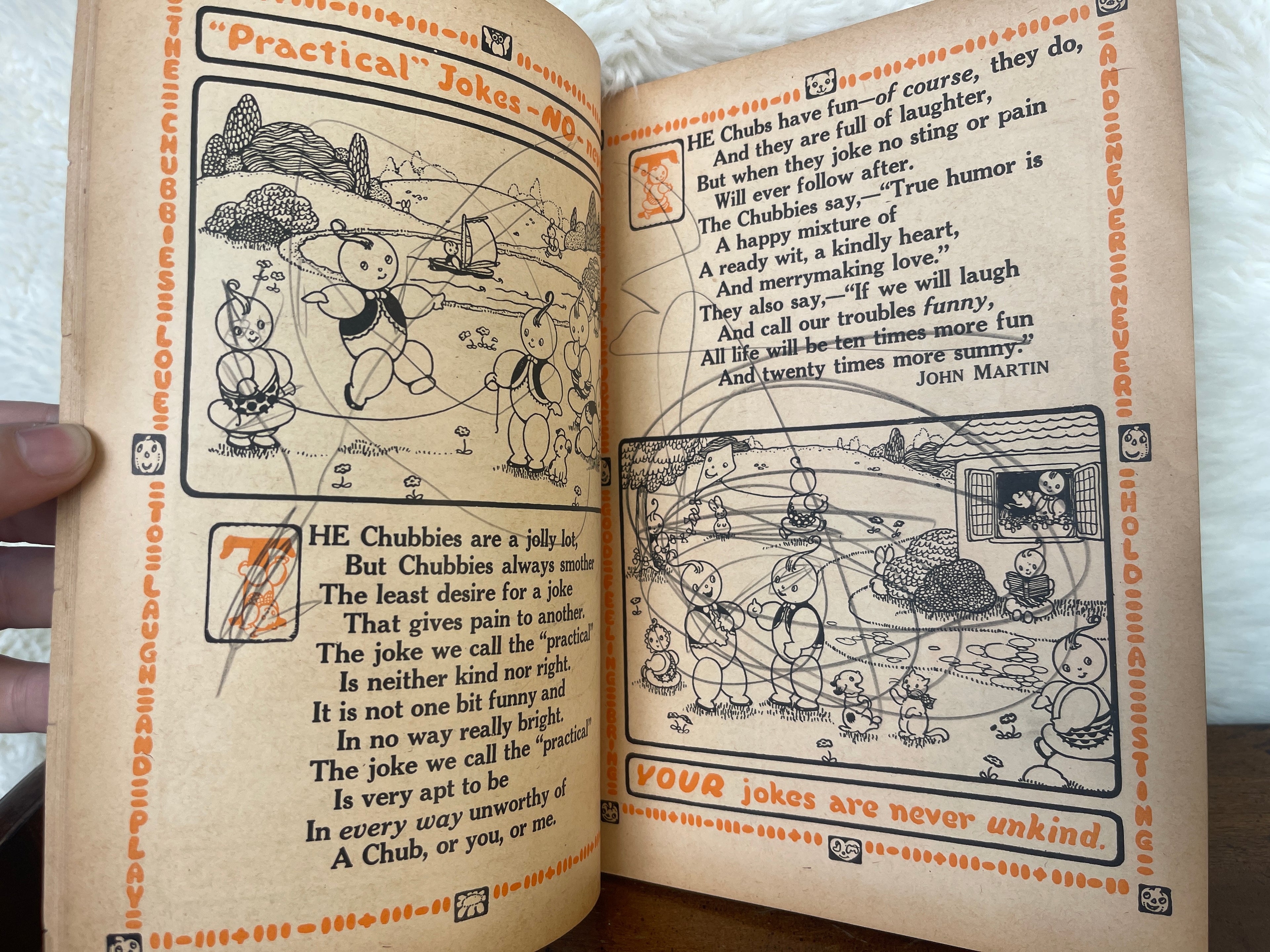Antique 1923 October Halloween "John Martin's Book: The Child's Magazine"