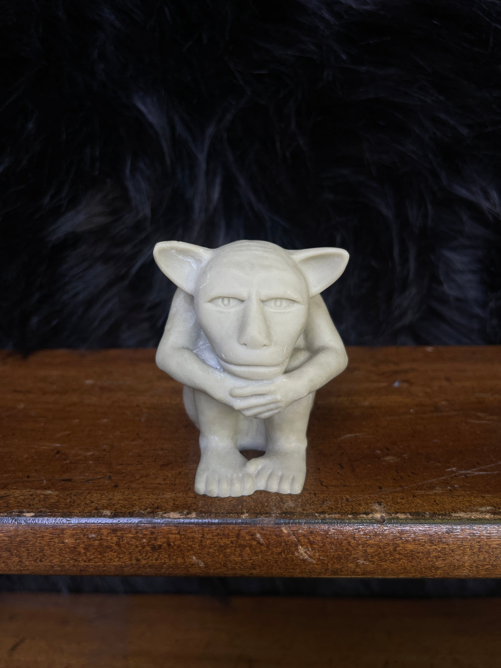 Vintage Signed 1990 “Dedo” Gargoyle Sculpture Figure by Keith Findling