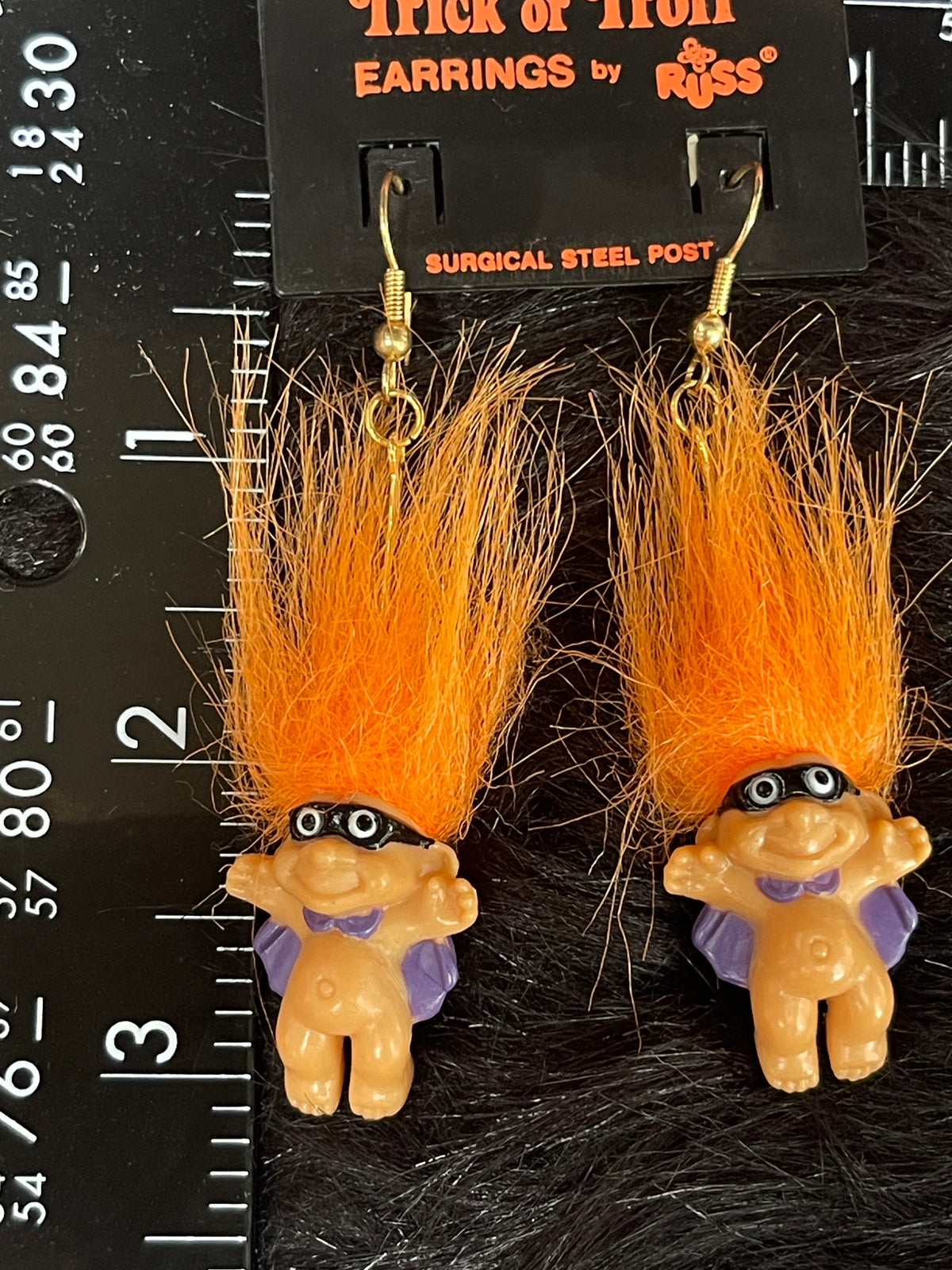 Vintage “Russ” Trick or Troll Doll Earrings