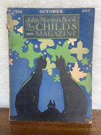 Antique 1926 October Halloween "John Martin's Book: The Child's Magazine"