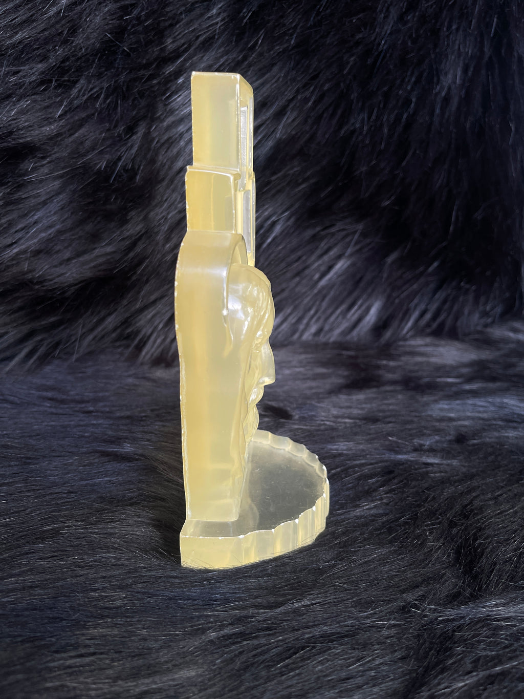 Vintage *Glowing* Lucite Jesus & Cross