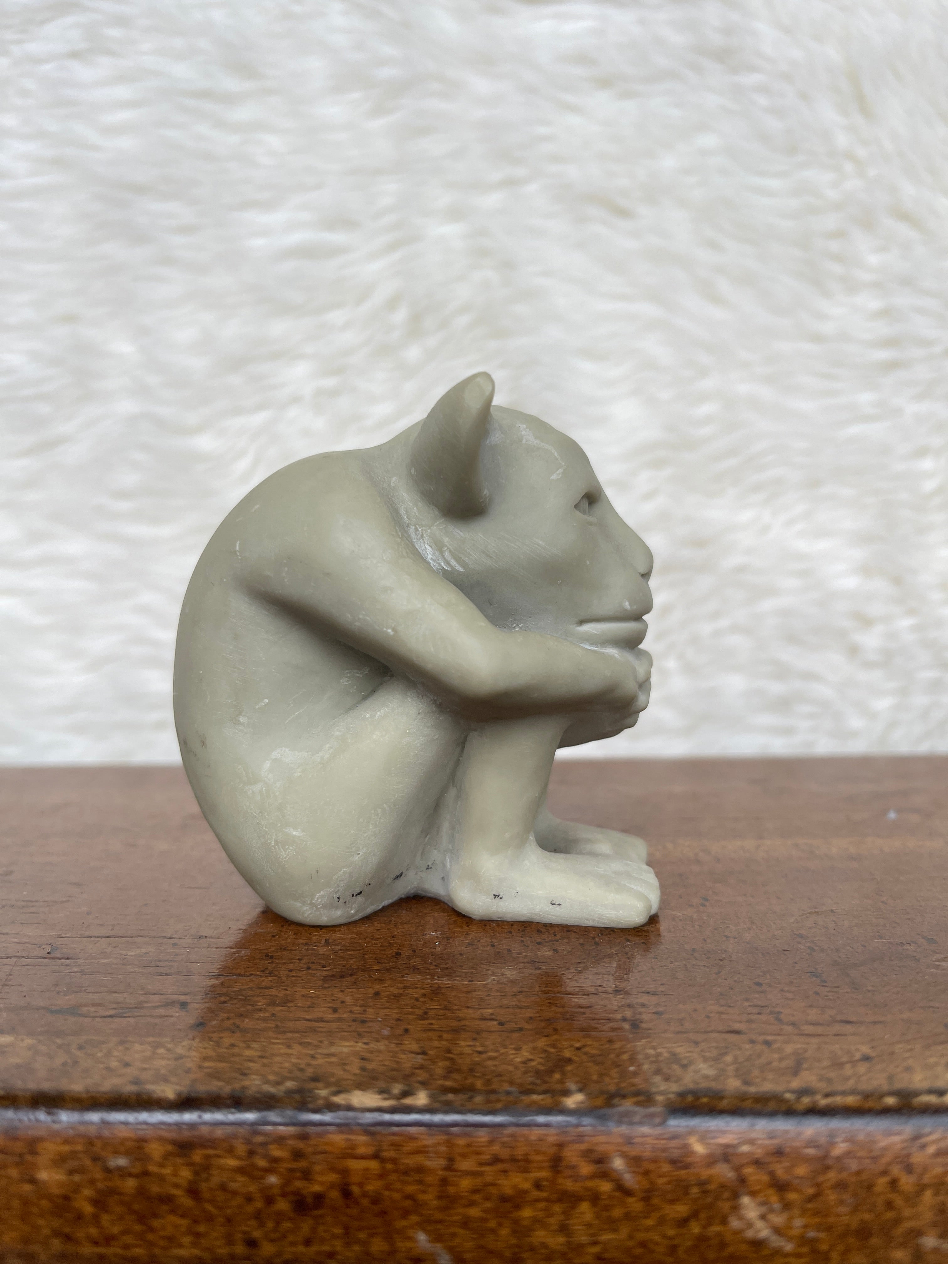 Vintage Signed 1990 “Dedo” Gargoyle Sculpture Figure by Keith Findling