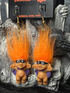 Vintage “Russ” Trick or Troll Doll Earrings