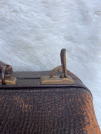 Vintage Brown Leather Medical Doctor Apothecary Bag