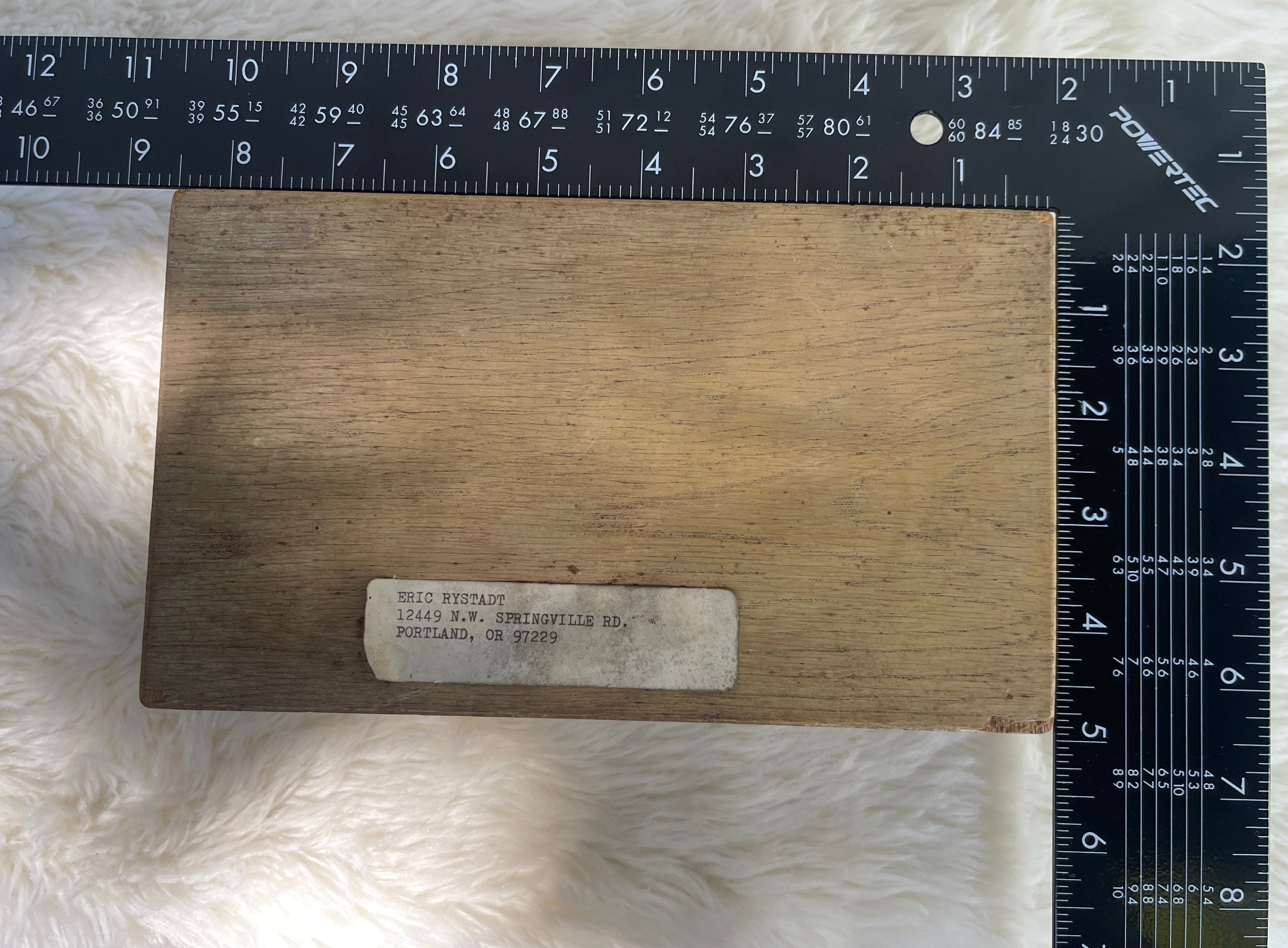 Vintage "Erbco Opticals" Microscope & Wood Box / Parts