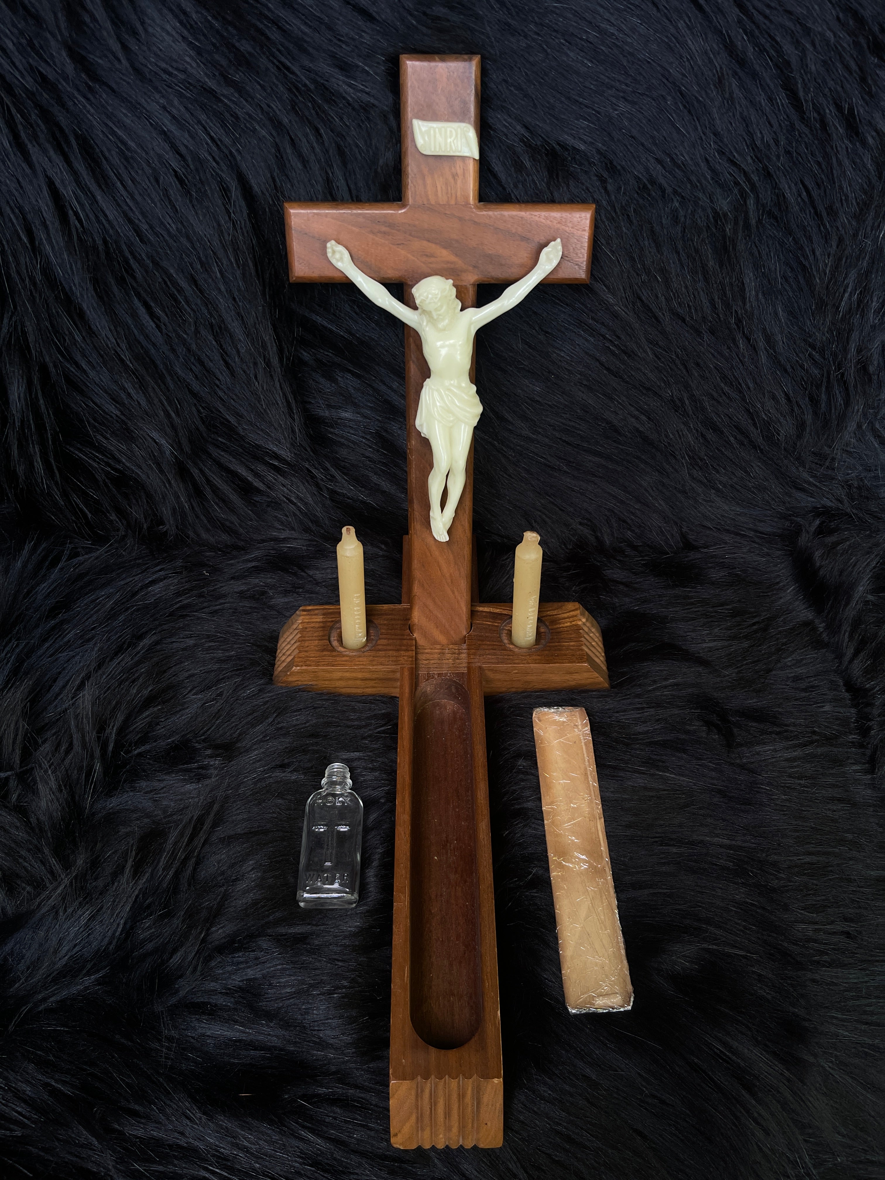 Vintage *Glow In The Dark* Last Rites Crucifix Kit