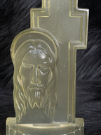 Vintage *Glowing* Lucite Jesus & Cross