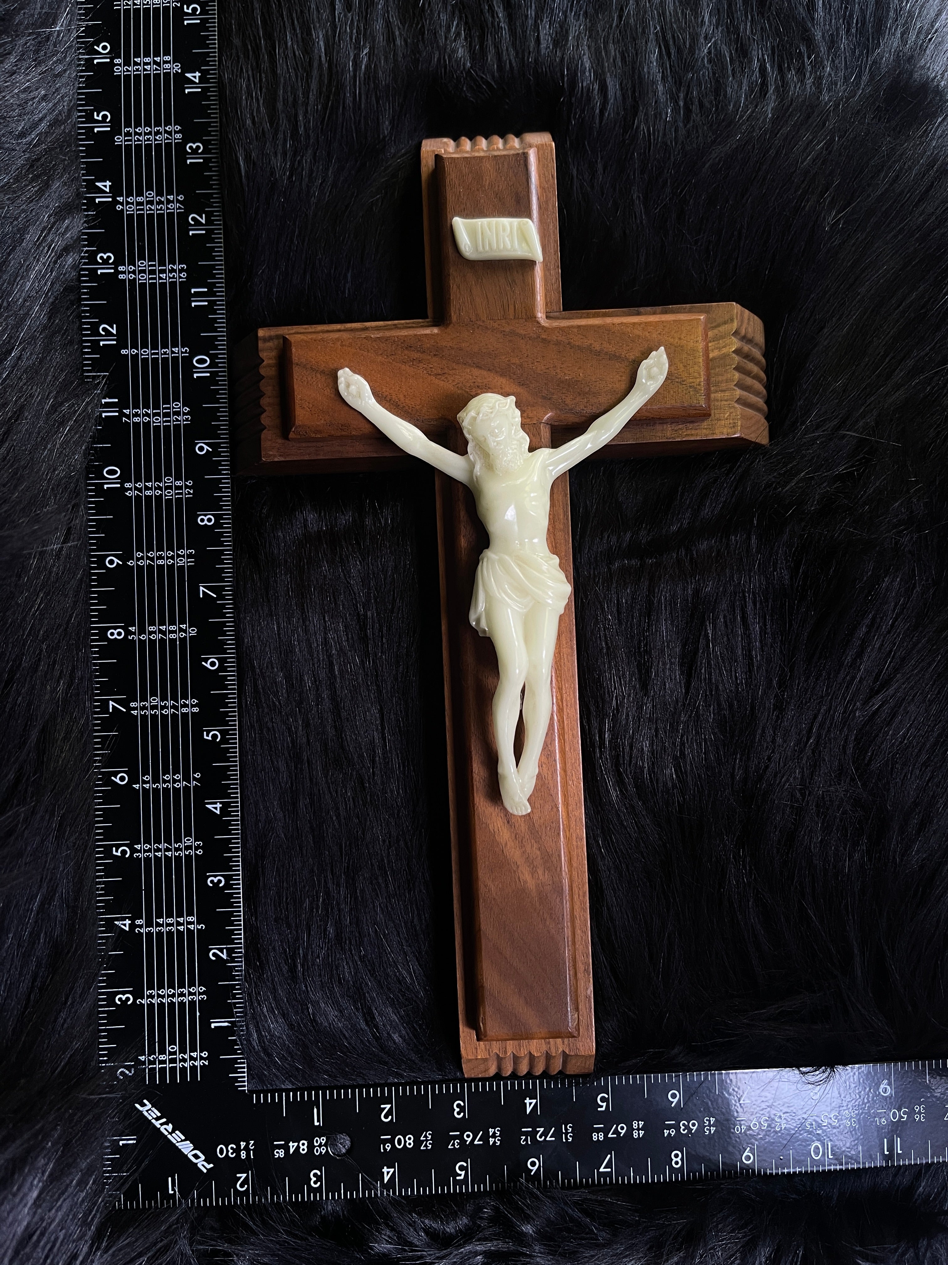 Vintage *Glow In The Dark* Last Rites Crucifix Kit