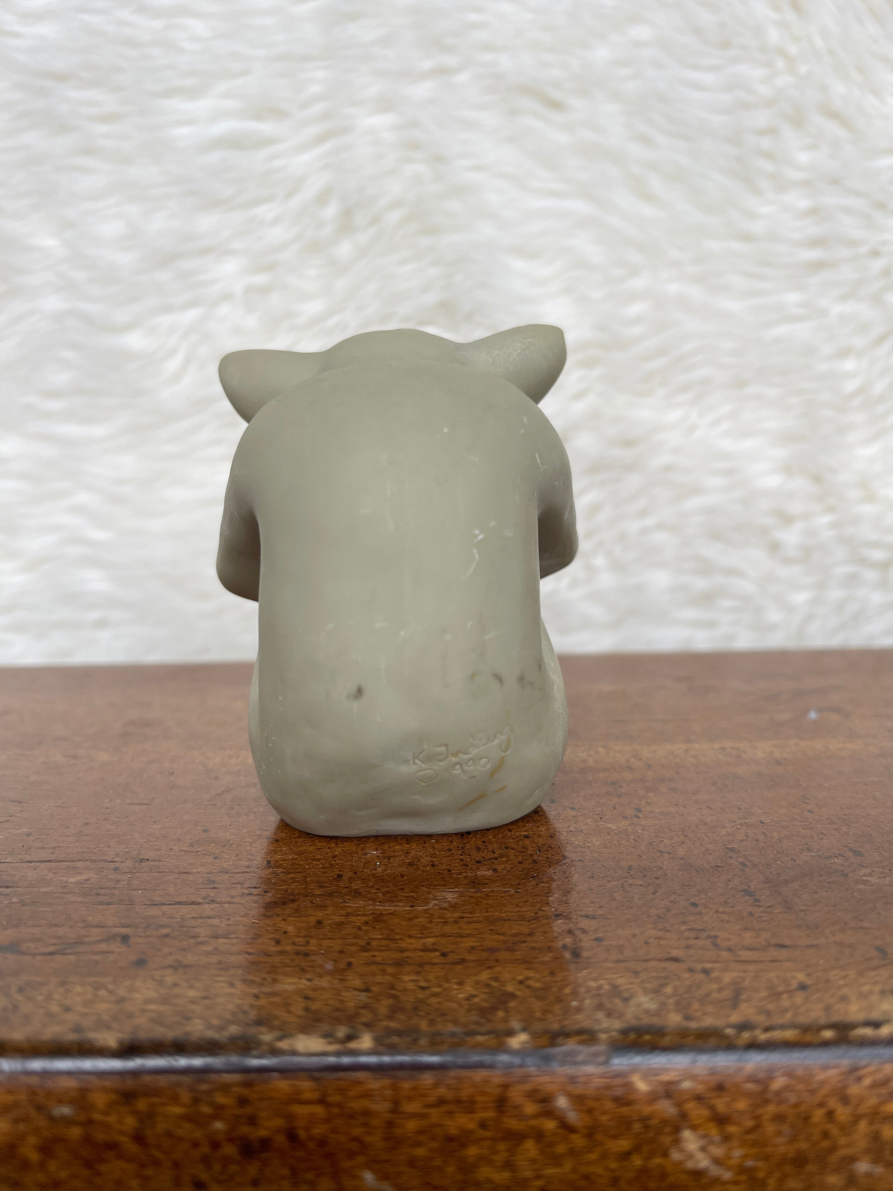 Vintage Signed 1990 “Dedo” Gargoyle Sculpture Figure by Keith Findling
